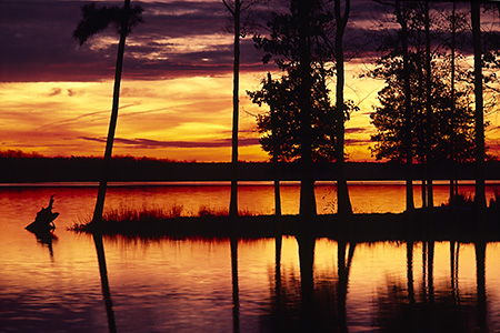 Sunset at Walker's Ferry, Midlothian, VA